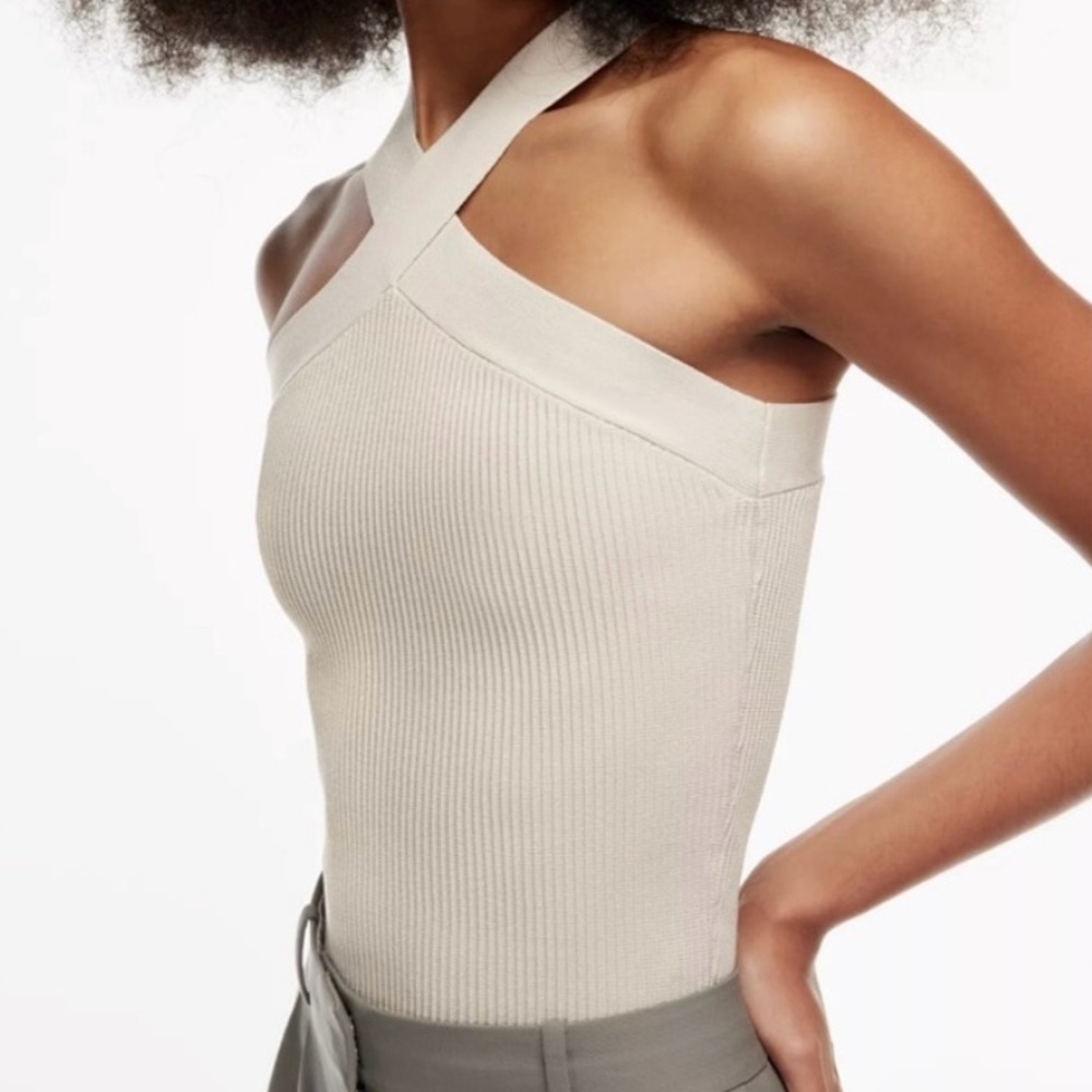 Babaton Sculpt Knit Criss Cross Tank